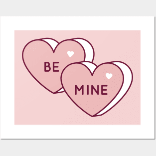 Be Mine Candy Hearts Posters and Art